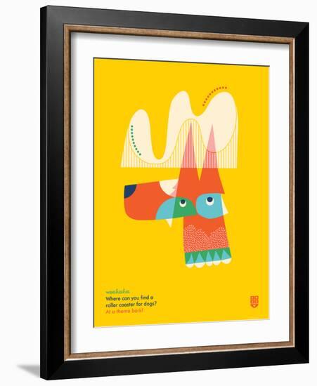 WeeHeeHee, Roller Coaster-Wee Society-Framed Art Print