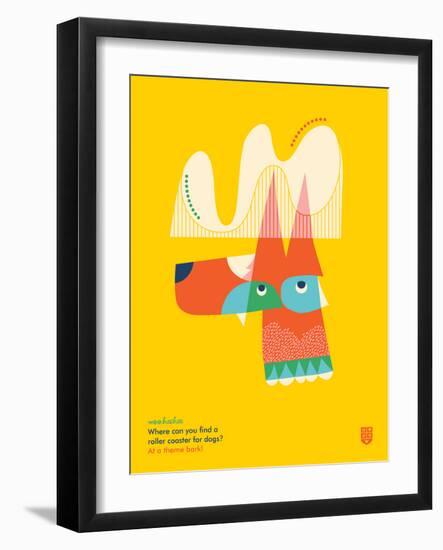 WeeHeeHee, Roller Coaster-Wee Society-Framed Art Print