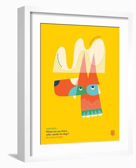 WeeHeeHee, Roller Coaster-Wee Society-Framed Art Print