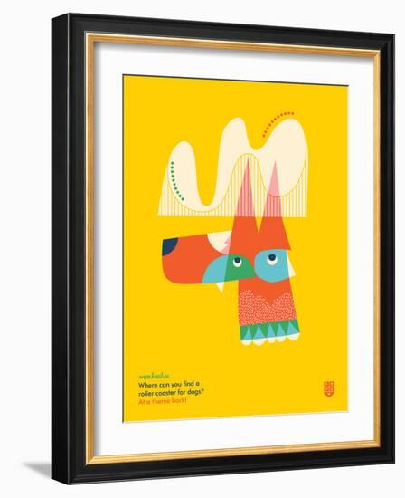 WeeHeeHee, Roller Coaster-Wee Society-Framed Art Print