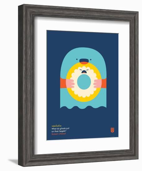 WeeHeeHee, Scream Cheese-Wee Society-Framed Art Print