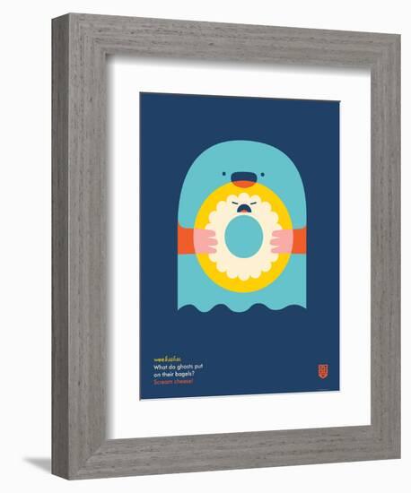 WeeHeeHee, Scream Cheese-Wee Society-Framed Art Print