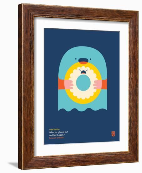 WeeHeeHee, Scream Cheese-Wee Society-Framed Art Print