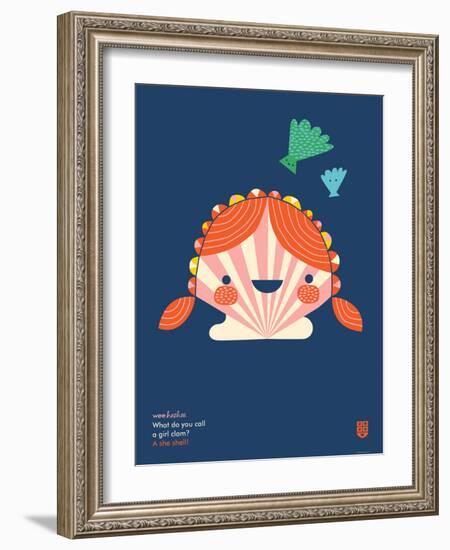 WeeHeeHee, She Shell-Wee Society-Framed Art Print