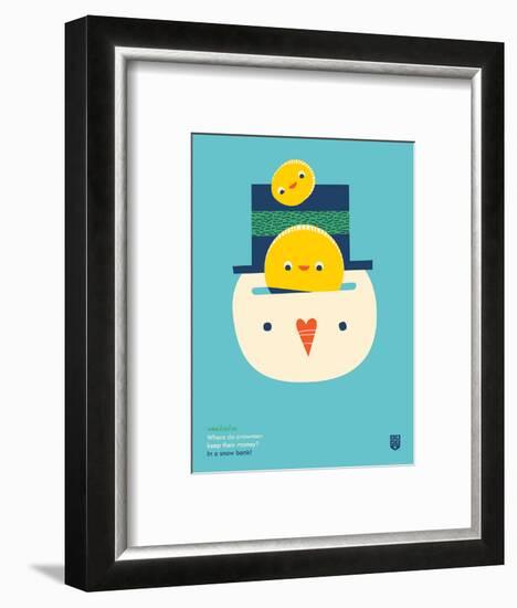 WeeHeeHee, Snow Bank-Wee Society-Framed Art Print