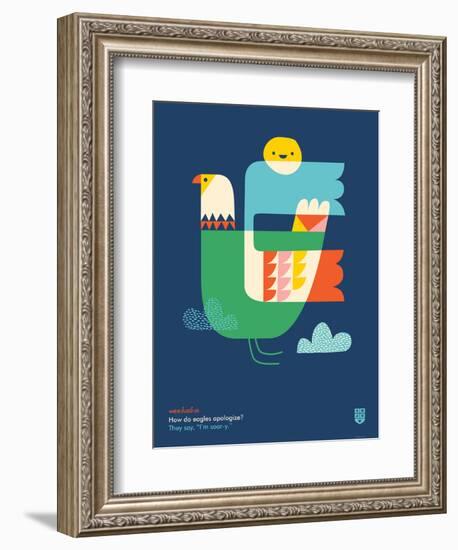 WeeHeeHee, Soar-y-Wee Society-Framed Premium Giclee Print