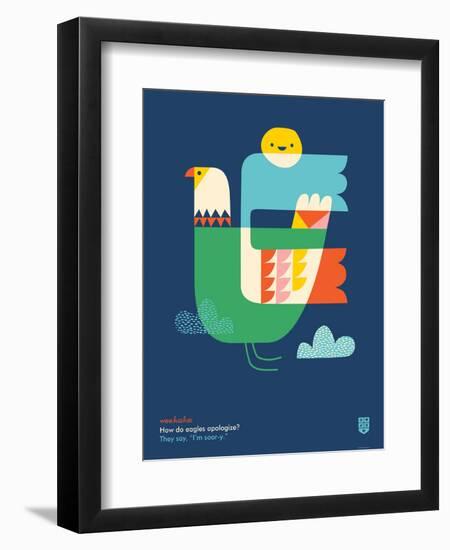 WeeHeeHee, Soar-y-Wee Society-Framed Premium Giclee Print