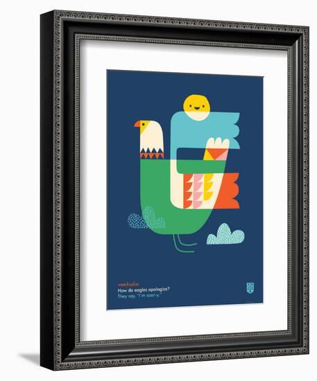 WeeHeeHee, Soar-y-Wee Society-Framed Premium Giclee Print