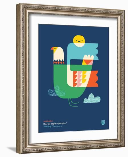 WeeHeeHee, Soar-y-Wee Society-Framed Art Print