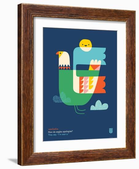 WeeHeeHee, Soar-y-Wee Society-Framed Art Print