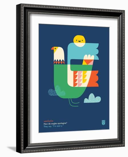 WeeHeeHee, Soar-y-Wee Society-Framed Art Print