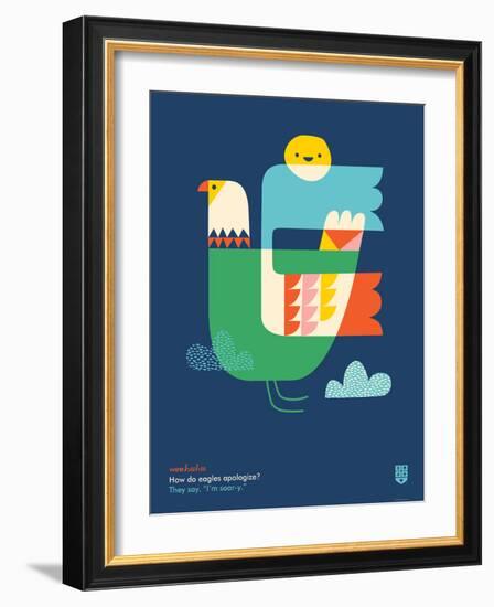 WeeHeeHee, Soar-y-Wee Society-Framed Art Print