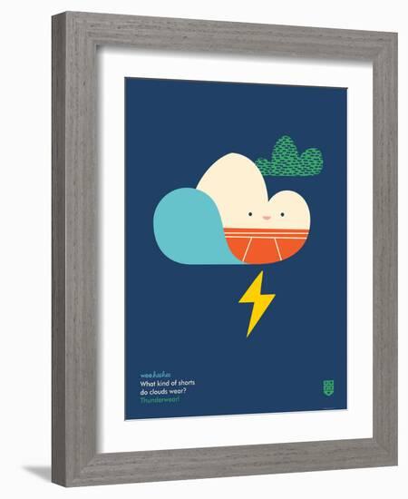 WeeHeeHee, Thunderwear-Wee Society-Framed Art Print