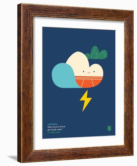 WeeHeeHee, Thunderwear-Wee Society-Framed Art Print