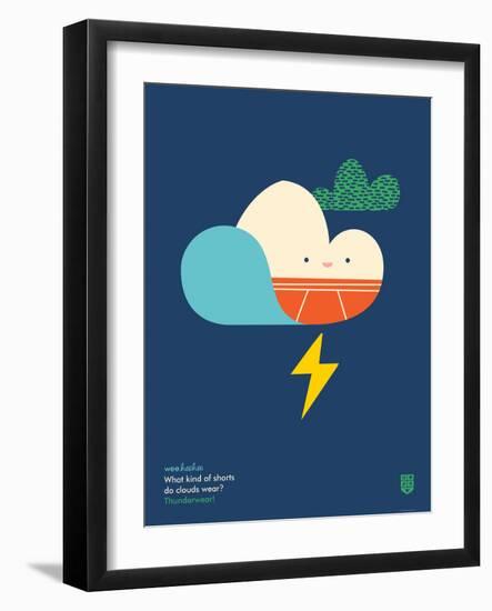 WeeHeeHee, Thunderwear-Wee Society-Framed Art Print