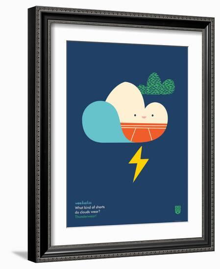 WeeHeeHee, Thunderwear-Wee Society-Framed Art Print