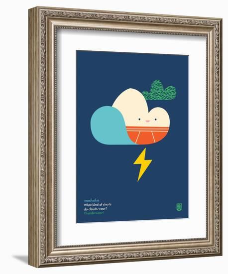 WeeHeeHee, Thunderwear-Wee Society-Framed Art Print