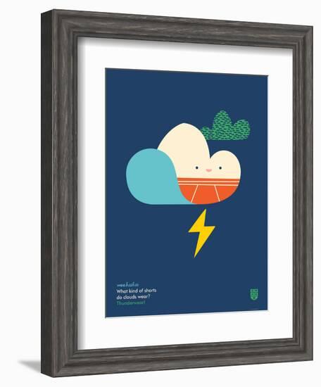 WeeHeeHee, Thunderwear-Wee Society-Framed Art Print