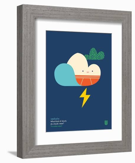 WeeHeeHee, Thunderwear-Wee Society-Framed Art Print