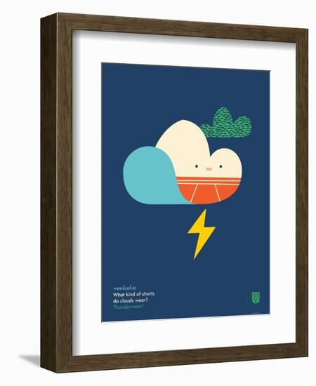 WeeHeeHee, Thunderwear-Wee Society-Framed Art Print