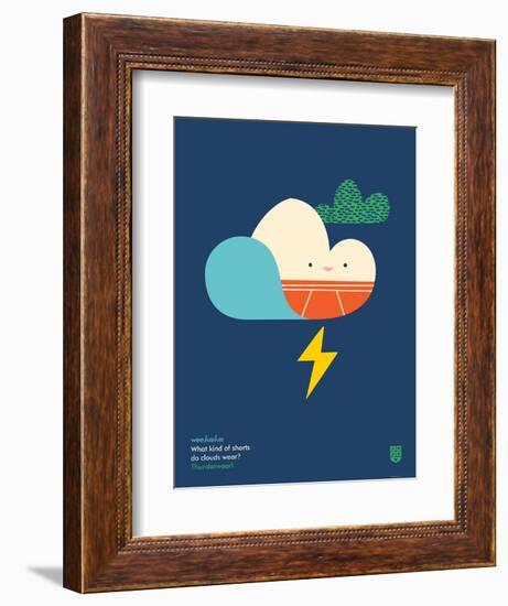 WeeHeeHee, Thunderwear-Wee Society-Framed Art Print