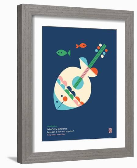 WeeHeeHee, Tuna Fish-Wee Society-Framed Art Print