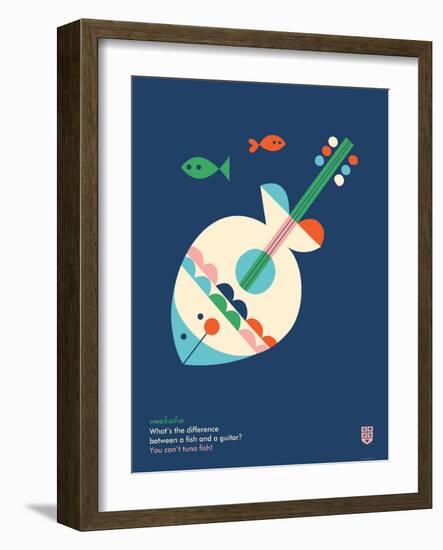 WeeHeeHee, Tuna Fish-Wee Society-Framed Art Print