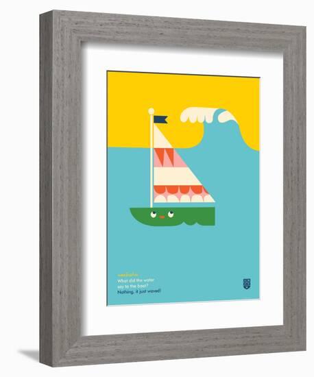 WeeHeeHee, Waved-Wee Society-Framed Art Print