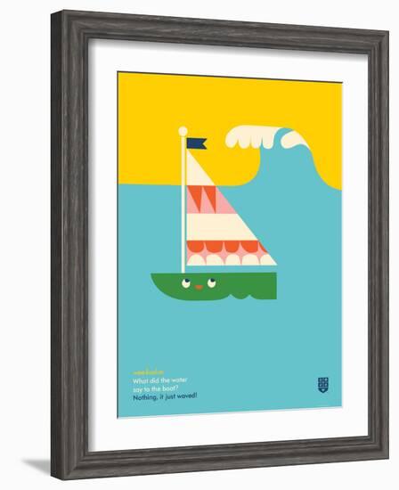 WeeHeeHee, Waved-Wee Society-Framed Art Print