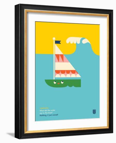 WeeHeeHee, Waved-Wee Society-Framed Art Print