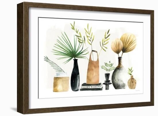 Weekend Plants I-Mercedes Lopez Charro-Framed Art Print