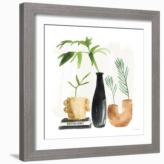 Weekend Plants III-Mercedes Lopez Charro-Framed Art Print