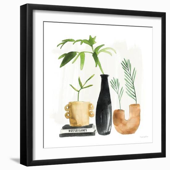 Weekend Plants III-Mercedes Lopez Charro-Framed Art Print