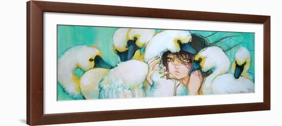 Weeping Swans-Camilla D'Errico-Framed Art Print