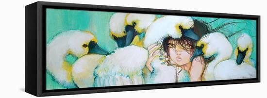 Weeping Swans-Camilla D'Errico-Framed Stretched Canvas