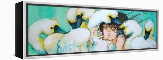 Weeping Swans-Camilla D'Errico-Framed Stretched Canvas