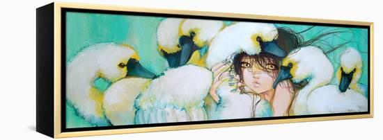 Weeping Swans-Camilla D'Errico-Framed Stretched Canvas