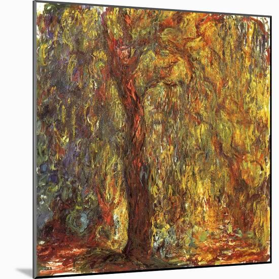 Weeping Willow, 1919-Claude Monet-Mounted Giclee Print