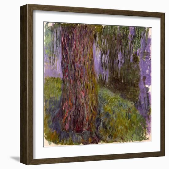 Weeping Willow and the Waterlily Pond, 1916-19-Claude Monet-Framed Giclee Print