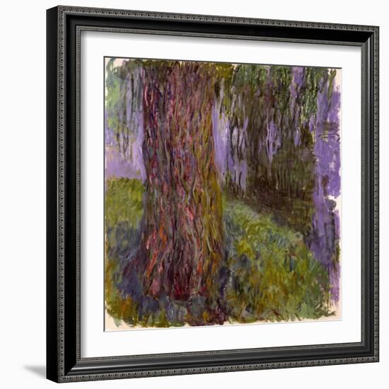 Weeping Willow and the Waterlily Pond, 1916-19-Claude Monet-Framed Giclee Print