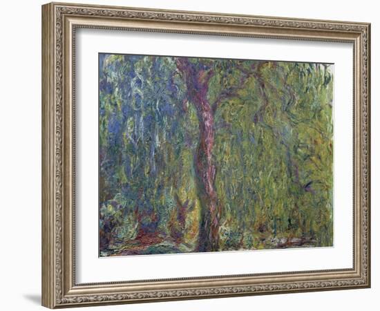 Weeping Willow, C. 1919-Claude Monet-Framed Giclee Print