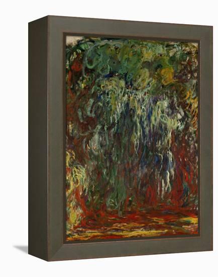 Weeping Willow, Giverny-Claude Monet-Framed Premier Image Canvas