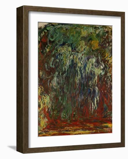 Weeping Willow, Giverny-Claude Monet-Framed Giclee Print