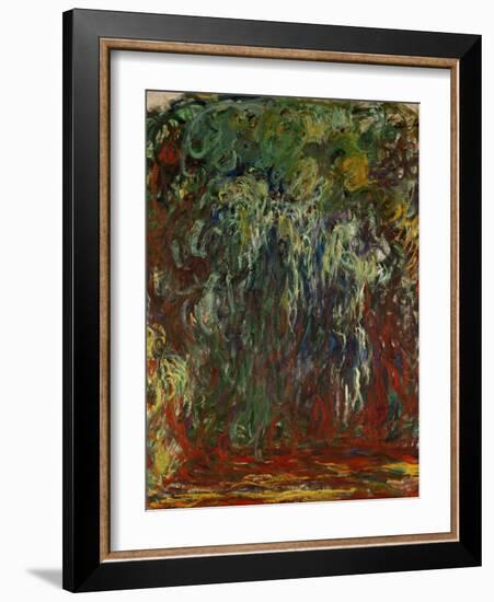 Weeping Willow, Giverny-Claude Monet-Framed Giclee Print