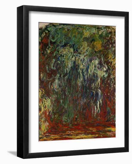 Weeping Willow, Giverny-Claude Monet-Framed Giclee Print