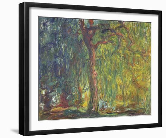 Weeping Willow-Claude Monet-Framed Premium Giclee Print