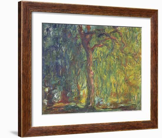 Weeping Willow-Claude Monet-Framed Premium Giclee Print