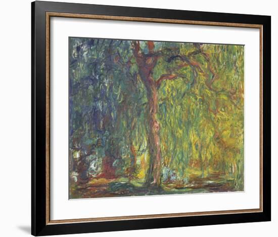 Weeping Willow-Claude Monet-Framed Premium Giclee Print