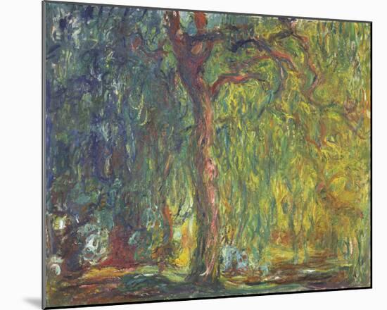 Weeping Willow-Claude Monet-Mounted Premium Giclee Print