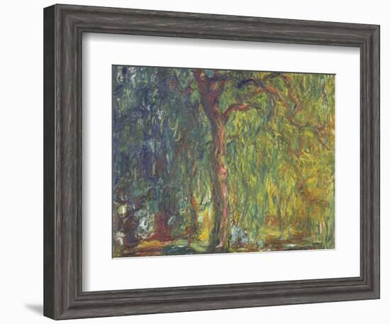 Weeping Willow-Claude Monet-Framed Giclee Print